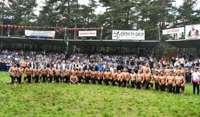 Samsun’da Kunduz Yağlı Güreşleri Yapıldı