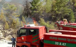 Silifke’de çıkan yangın kontrol altına alındı