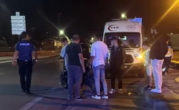 Sivas’ta motosikletin çarptığı kadın hastanede tedavi altına alındı