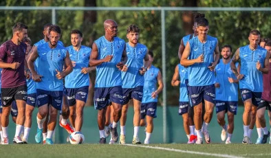 Trabzonspor, Rapid Wien maçı hazırlıklarını sürdürdü