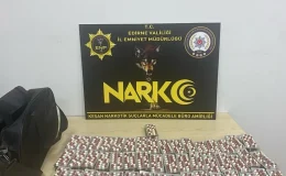 Edirne’de 3 bin 53 uyuşturucu hap ele geçirildi, 5 tutuklama!