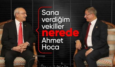 Kemal Kılıçdaroğlu ve Ahmet Davutoğlu bir araya geldi