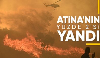 Yunanistan’da orman yangınları: Attica bölgesinin yüzde 2’sinden fazlası yandı