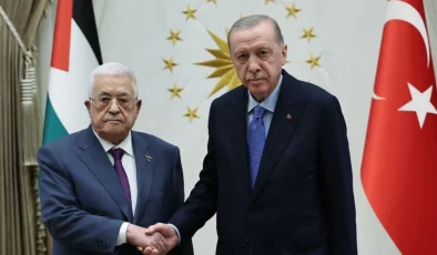 Cumhurbaşkanı Erdoğan, Filistin Devlet Başkanı Abbas’ı Kabul Etti