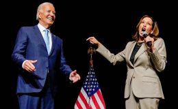 Biden, seçim yarışından çekildikten sonra ilk kez Harris ile mitinge katıldı