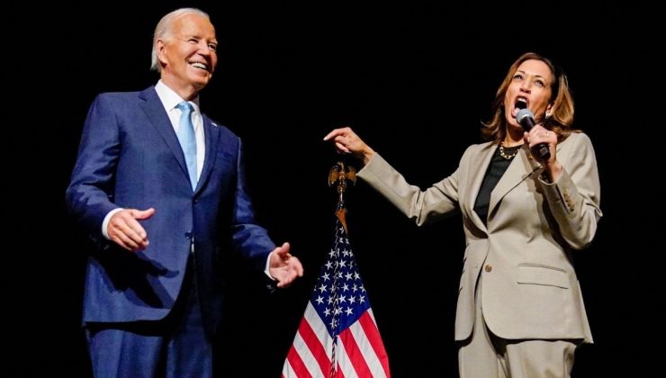 Biden, seçim yarışından çekildikten sonra ilk kez Harris ile mitinge katıldı