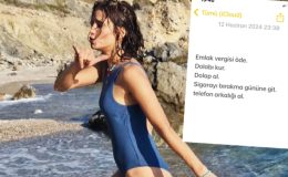 Nehir Erdoğan, yapılacaklar listesini paylaştı