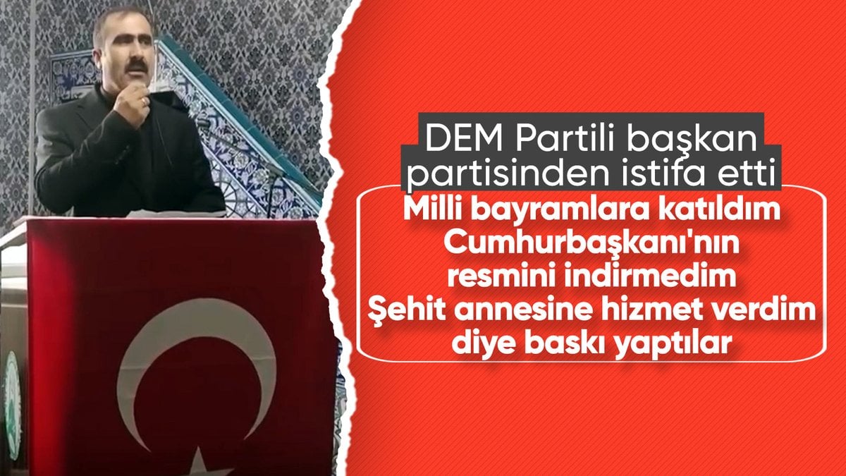Ağrı’da Taşlıçay Belediye Başkanı Budak, DEM Parti’den istifa etti